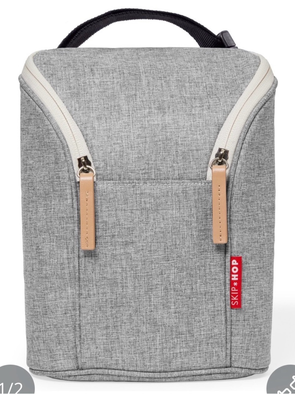 Skip Hop Gray bottle cooler Bag